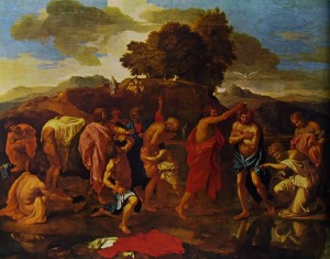 Scopri di più sull'articolo I sette sacramenti – Il Battesimo di Nicolas Poussin